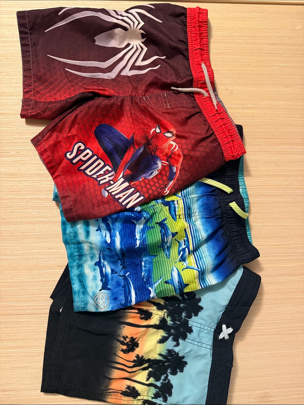 Boys Small (5-6) Swim Trunks Bundle (3)